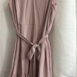 Calvin Klein Crinkle Sleeveless Dress